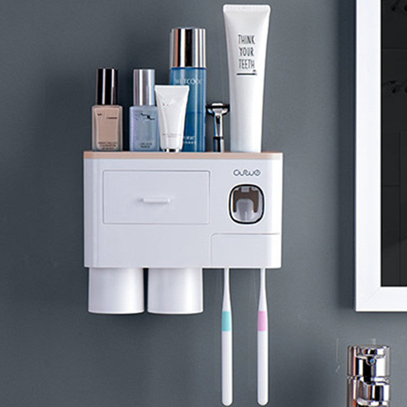 Magnetic Wall-Mounted Toothbrush & Cup Holder - product view 15