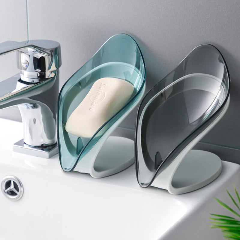 Leaf-Shaped Self-Draining Soap Holder - product view 3