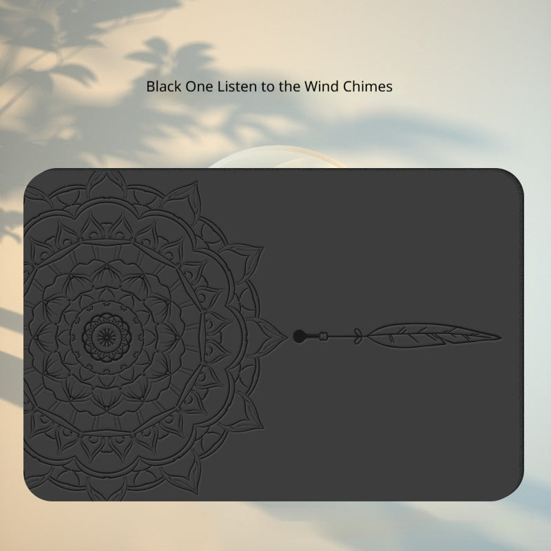 Compact Natural Rubber Yoga Mat - product view 2