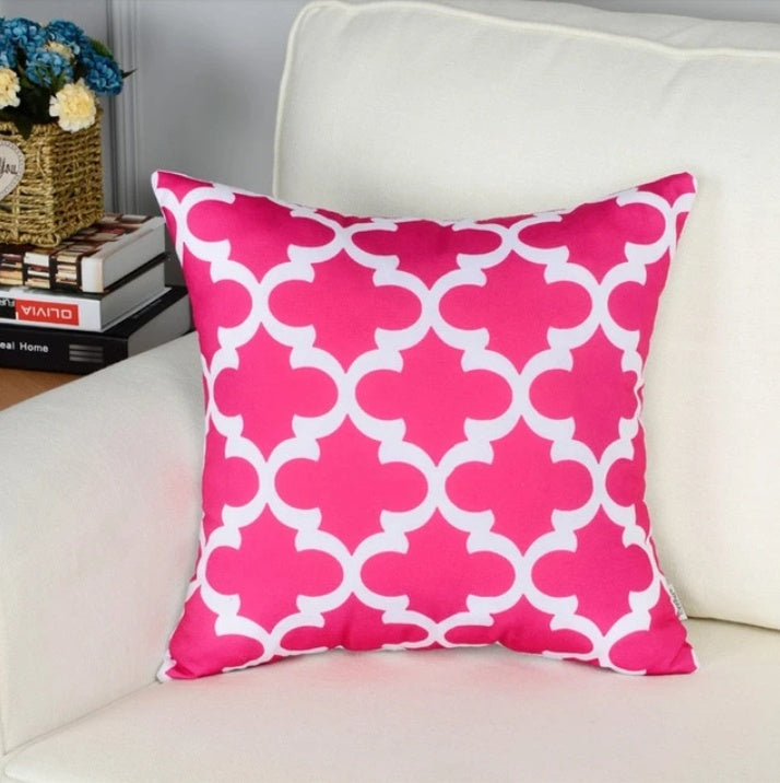 Plush Geometric Decorative Pillow Cover - style and product view 4