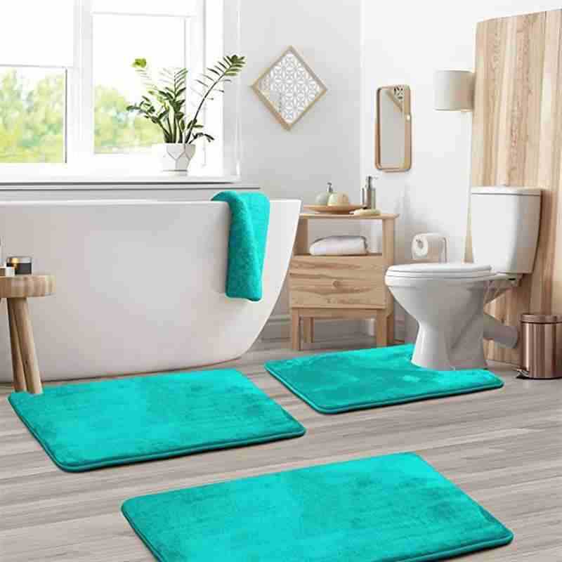 3-Piece Plush Bathroom Mat Set - product view 13