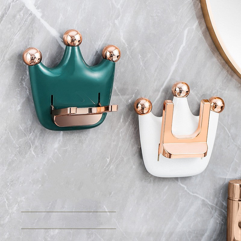 Wall-Mounted Hair Dryer Holder – Ivory & Sage - product view 6
