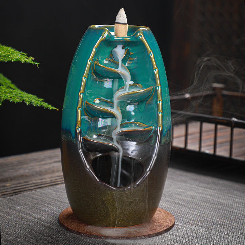 Ceramic Waterfall Backflow Incense Burner - product view 13