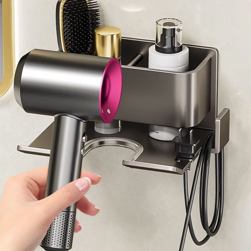 Minimalist Wall-Mounted Hair Dryer Holder - product view 8