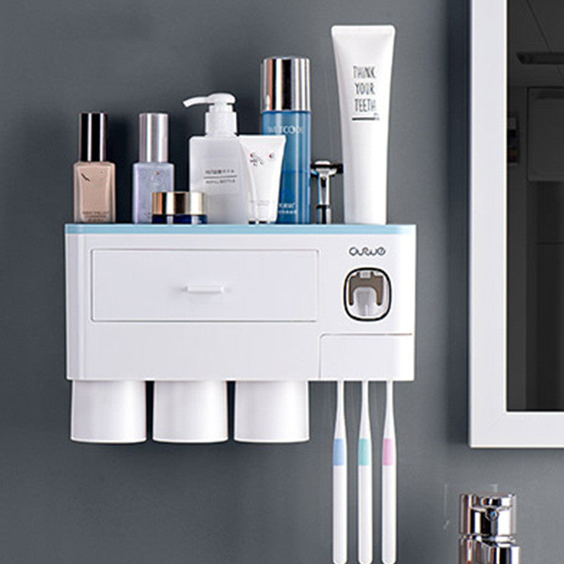 Magnetic Wall-Mounted Toothbrush & Cup Holder - product view 12