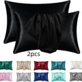 Double-Sided Satin-Feel Pillowcase Set - product view 11