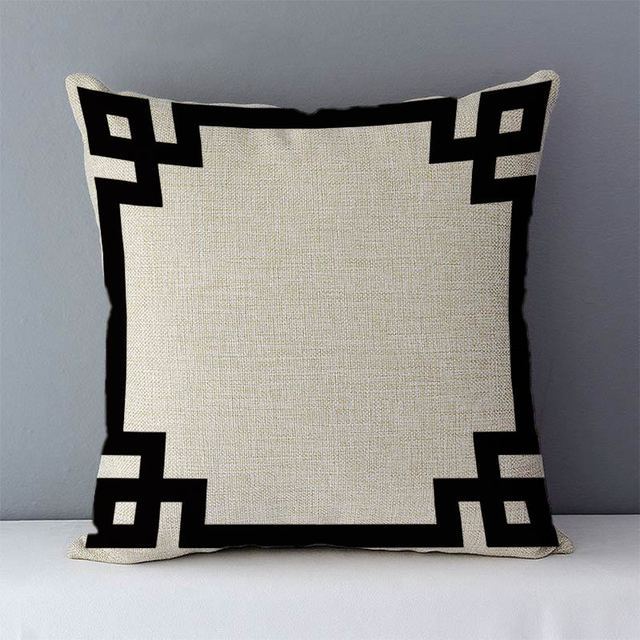 Abstract Geometric Decorative Pillow Cover - product view 8