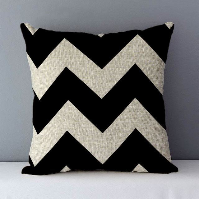 Abstract Geometric Decorative Pillow Cover - product view 7
