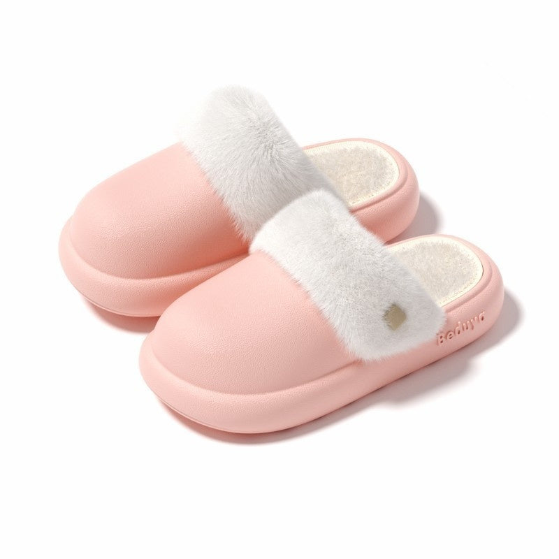 Washable Plush Indoor Spa Slippers - product view 5