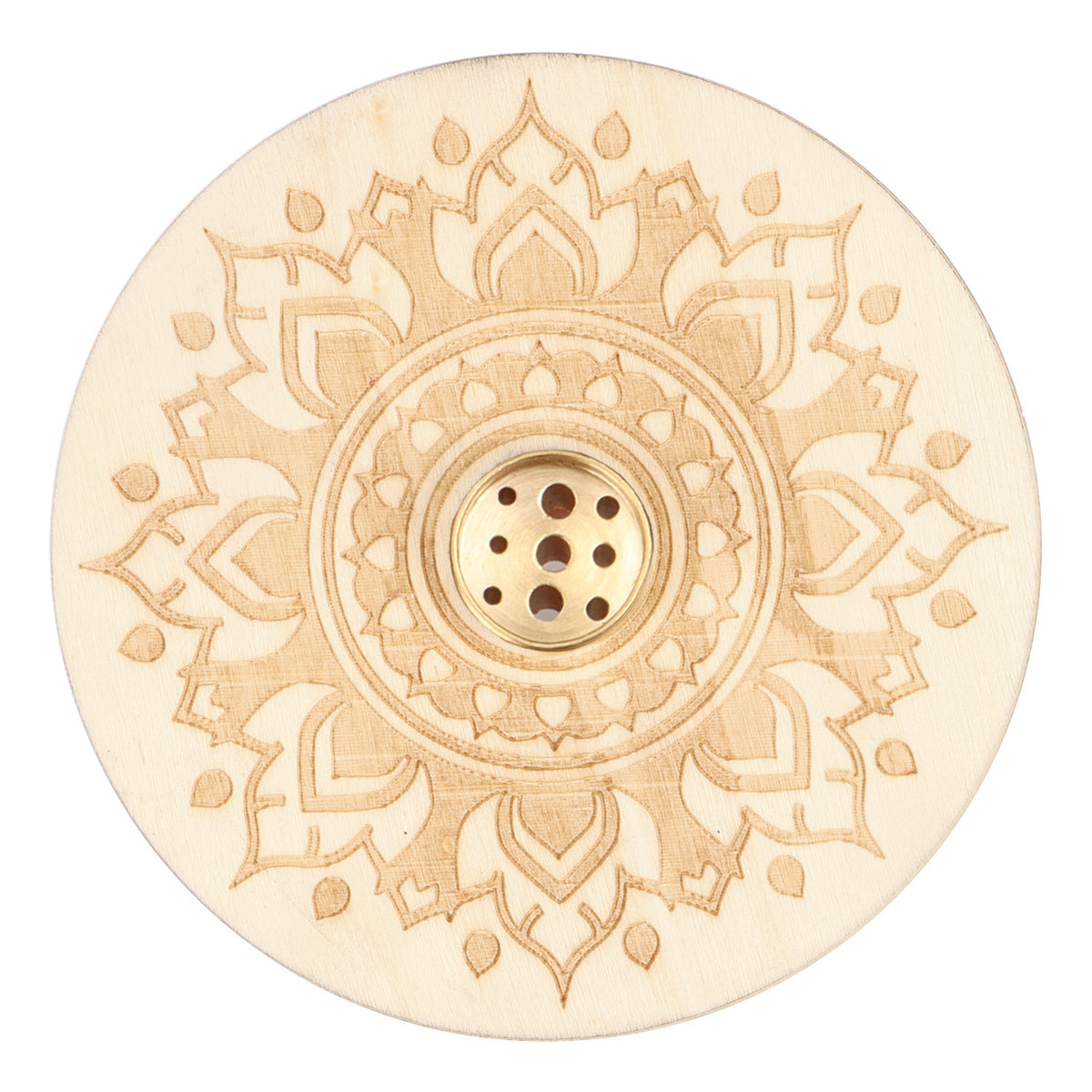 Engraved Wooden Zodiac Incense Holder - product view 2