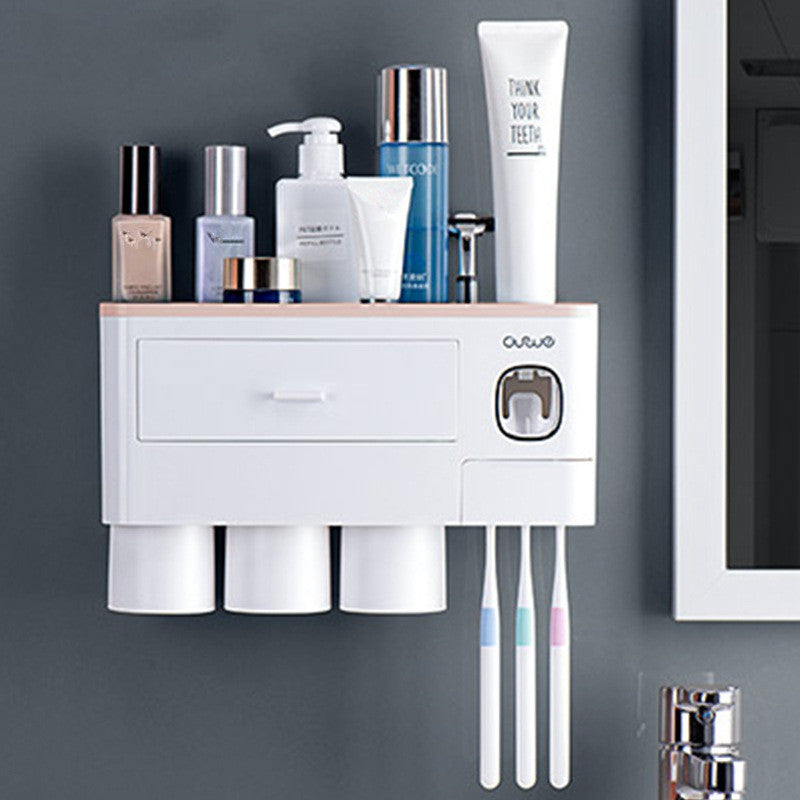Magnetic Wall-Mounted Toothbrush & Cup Holder - product view 16