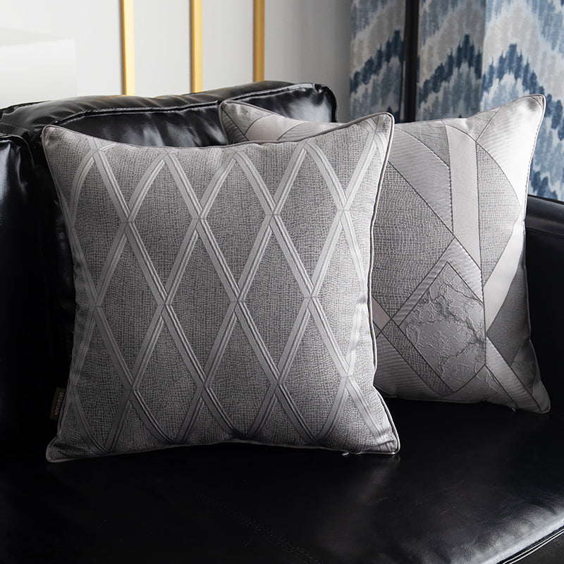 Modern Geometric Decorative Pillow - product view 2