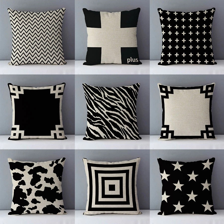 Abstract Geometric Decorative Pillow Cover - product view 1