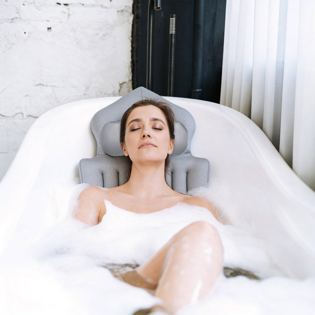 Full-Body 4D Mesh Bath Cushion with Lumbar Pillow - product view 5