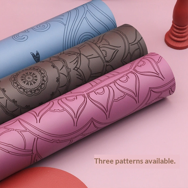 Compact Natural Rubber Yoga Mat - product view 3