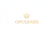 Logo Opulenze blanc et or