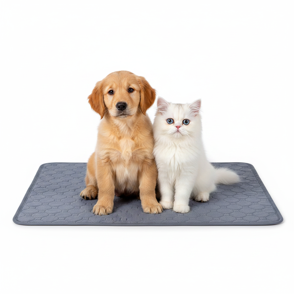 Pet Pad with Dog and Cat - Exact Product